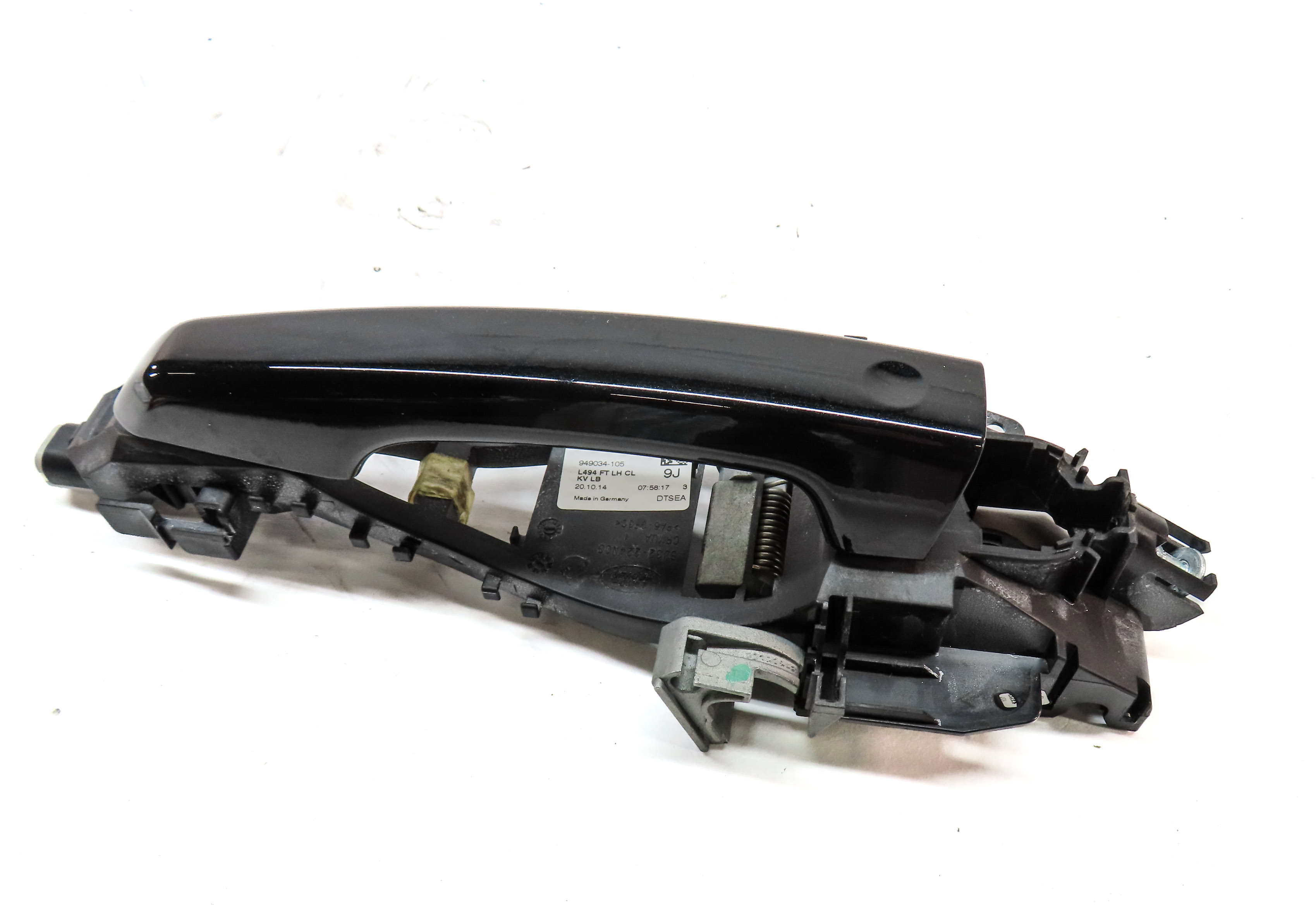 12-17 RANGE ROVER SPORT EVOQUE L405 L494 FRONT LEFT PASSIVE DOOR HANDLE (BLACK) — exact item pictured